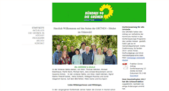 Desktop Screenshot of gruene-hoechst.de